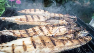 Grilled Mackerel with Gooseberry Relish for a British Summer Supper